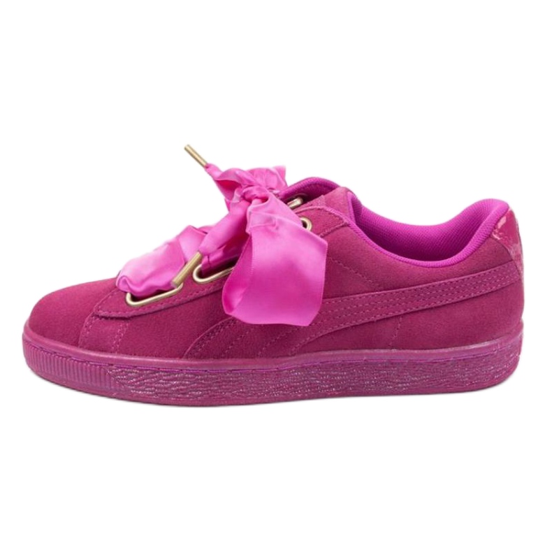 Puma Suede Heart Satin W 362714 01 růžový