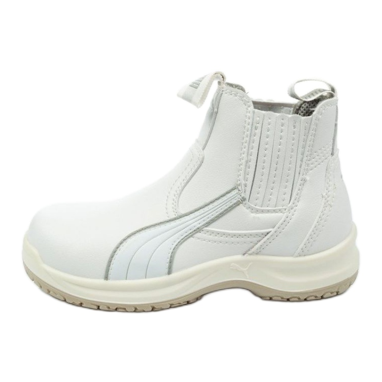 Bezpečnostní obuv PUMA Clear Chelsea Mid S2 Src U 63.038.0 bílý