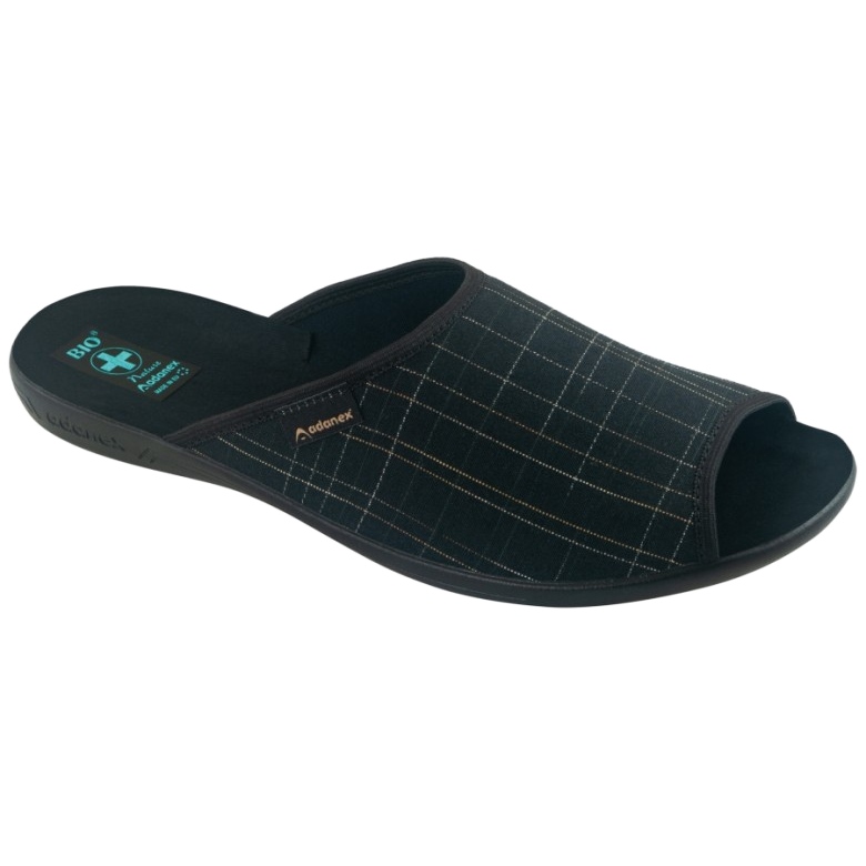 Adanex Pánské pantofle Pantofle 25954 Black černá
