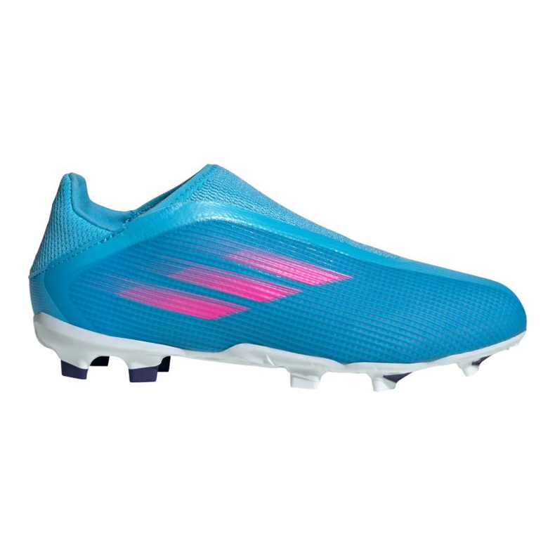 Kopačky Adidas X Speedflow.3 Ll Fg Jr GW7497 modrý modrý