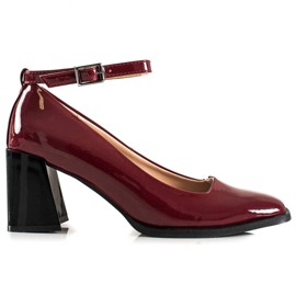 Lodičky s přezkou La.Fi červený