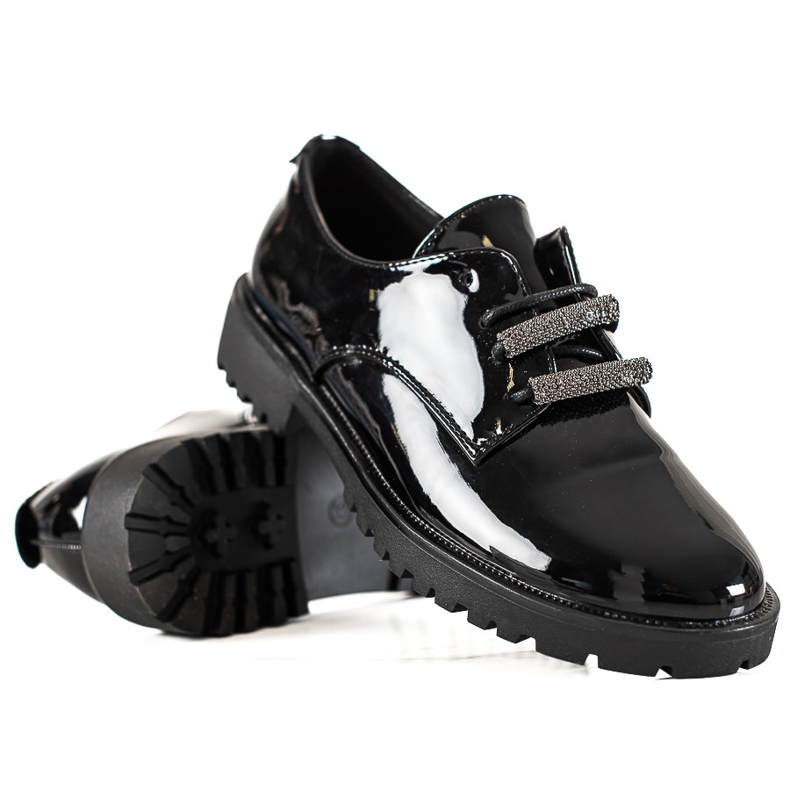 Goodin Lakované brogues černá