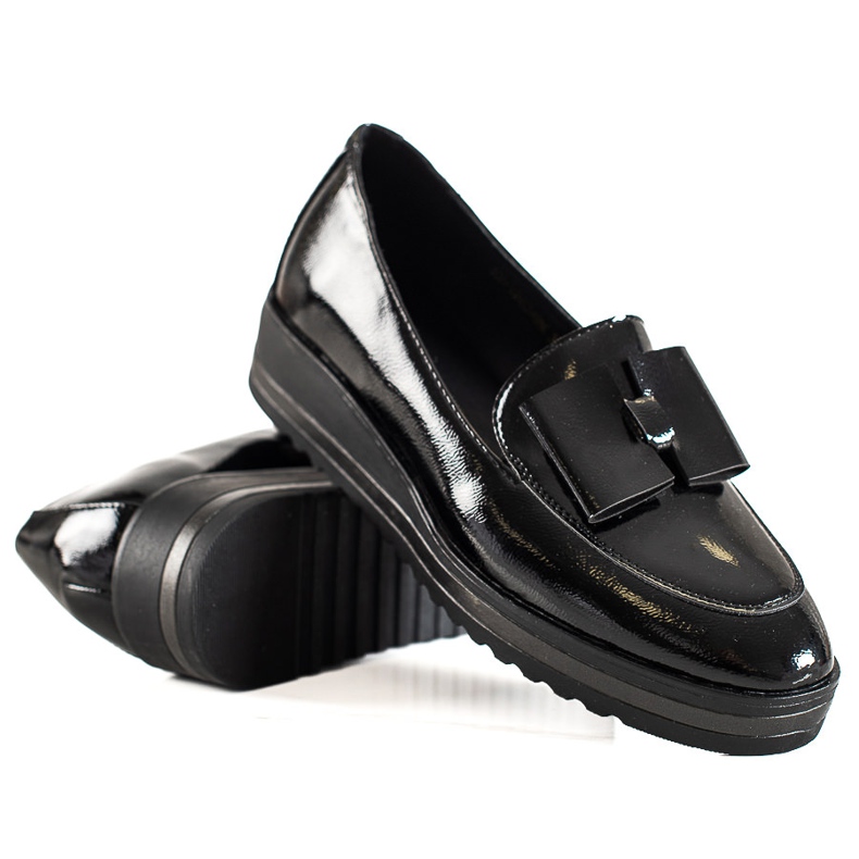 W. Potocki Boty Mokasíny Na Paltform Potocki černá