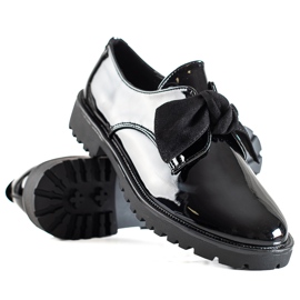 Goodin Klasické boty s mašlí černá Goodin Klasické boty s mašlí černá