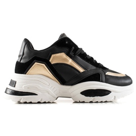 TRENDI Eko kožené tenisky černý