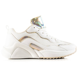 TRENDI Tenisky s efektem Holo bílý