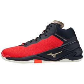 Sálová házenkářská obuv Mizuno Wave Stealth Neo Mid M X1GA200563 červený pomeranče a červené