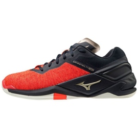 Sálová házenkářská obuv Mizuno Wave Stealth Neo M X1GA200063 červený pomeranče a červené
