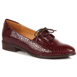 Lakované boty W.POTOCKI W WOL47B hnědé hnědý vícebarevný