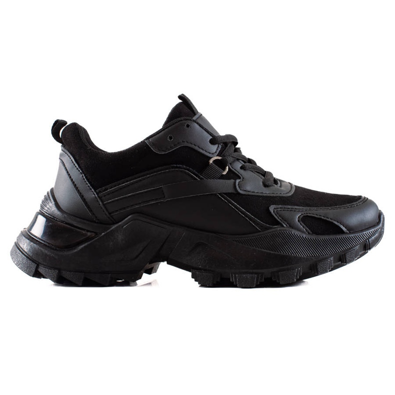 TRENDI Černé módní tenisky černá