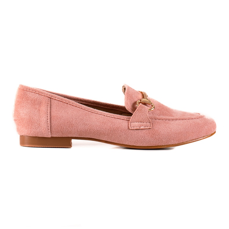 Seastar Mokasíny Se Zlatou Dekorací růžový