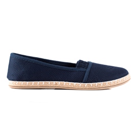 TRENDI Ležérní espadrilky v námořnické modré námořnická modř