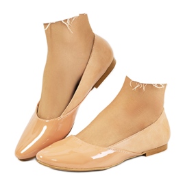 Růžové baleríny Gambi růžový Růžové baleríny Gambi růžový