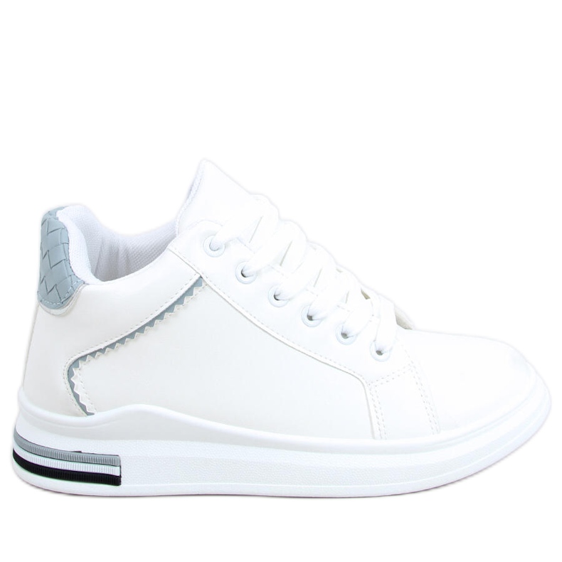 Tenisky na skrytém klínku Izumi WHITE / BLUE bílý modrý