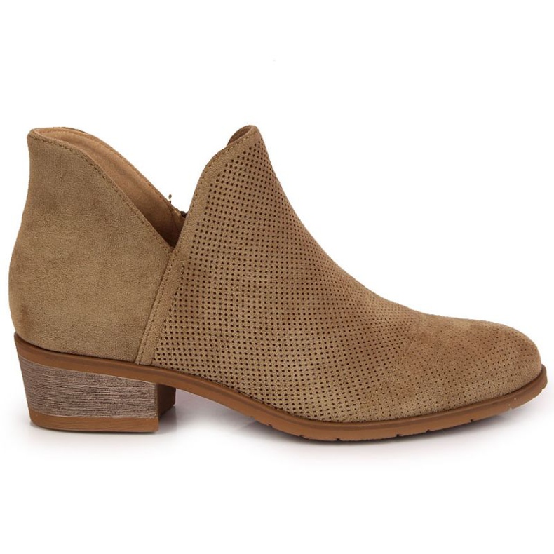 Prolamované boty Filippo W PAW319B béžové béžový Prolamované boty Filippo W PAW319B béžové béžový