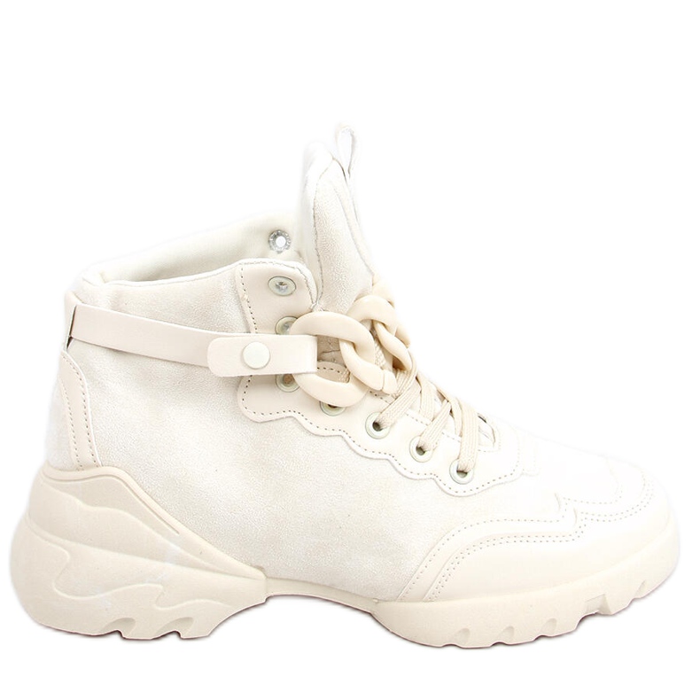 Tenisky s odnímatelným řetízkem Peri Beige béžový