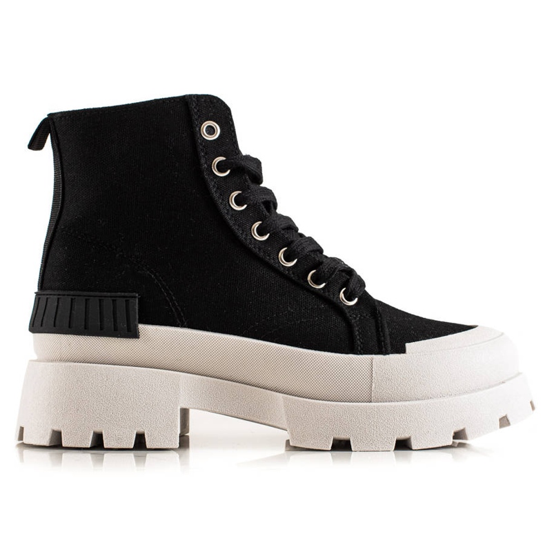 Seastar Módní vysoké tenisky na platformě černá