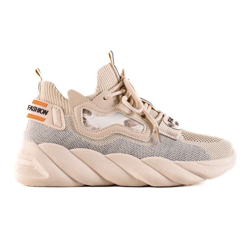 Weide Pohodlné módní tenisky hnědý