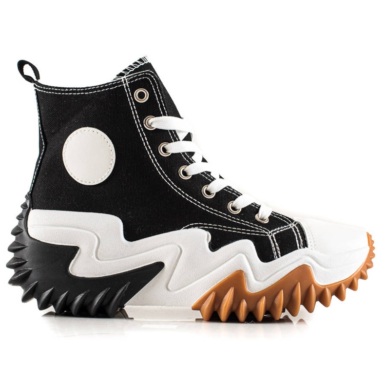 TRENDI Černé tenisky Módní tenisky černá