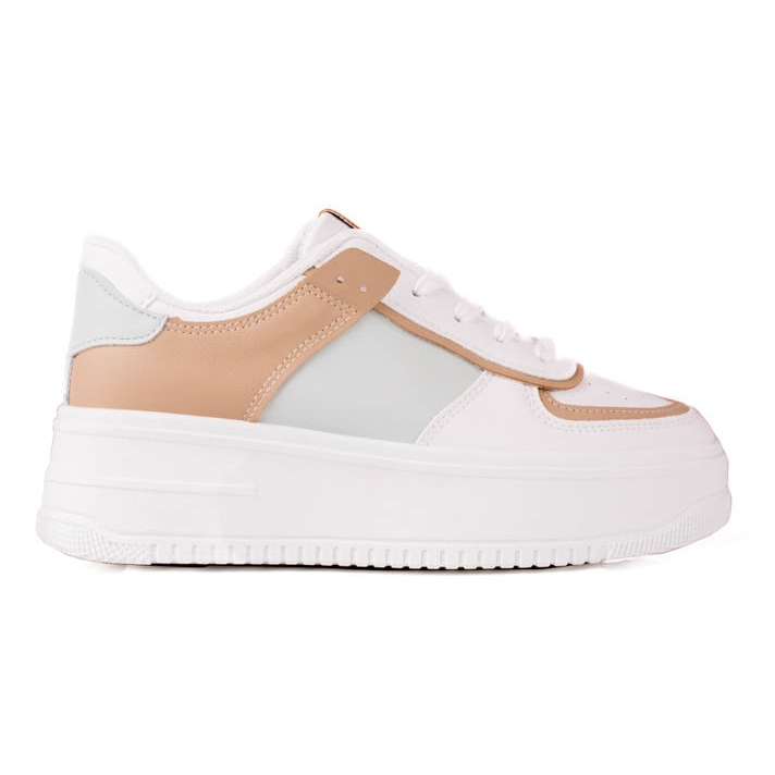 TRENDI Módní Tenisky Na široké Platformě vícebarevný