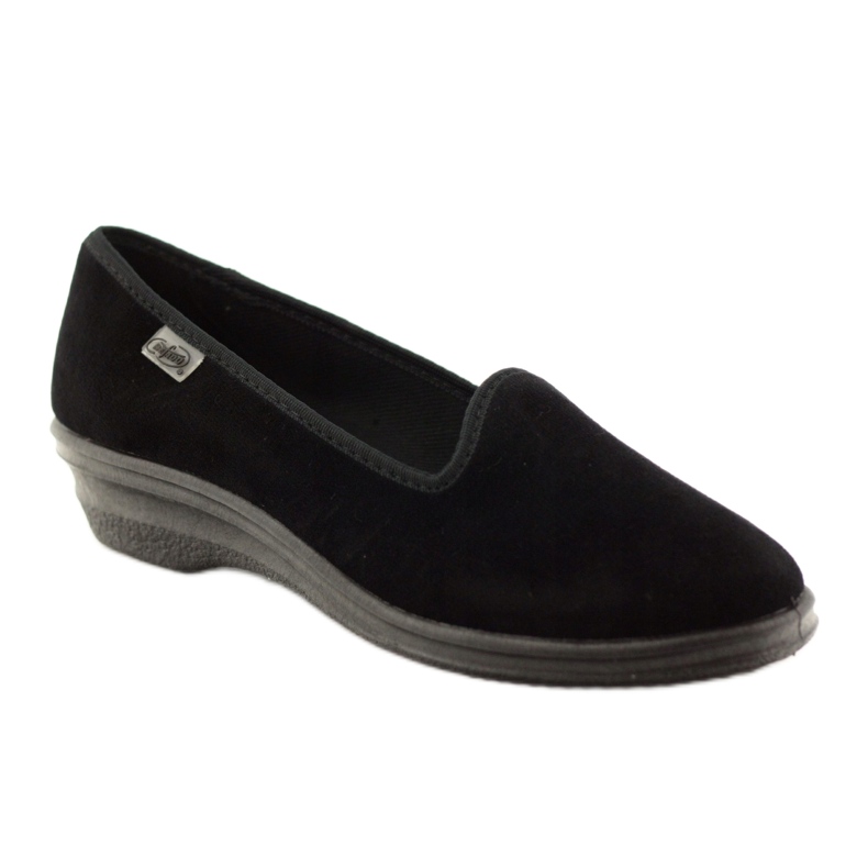 Černé tenisky na klínku Befado 262D008 černá Černé tenisky na klínku Befado 262D008 černá