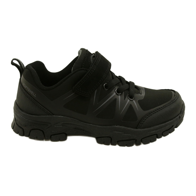 American Club Americká softshell sportovní bota pro suchý zip WT94/22 černé černá