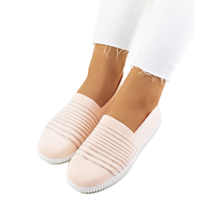 Růžové prolamované tenisky Royse růžový