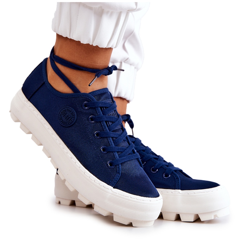 Dámské tenisky Big Star JJ274491 Navy Blue modrý