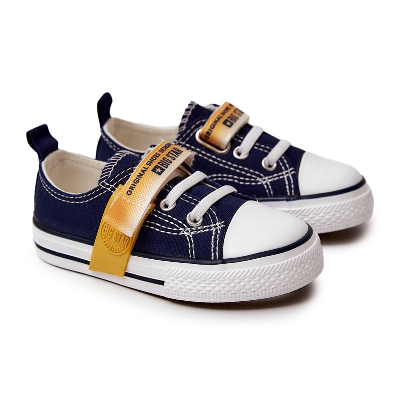 Dětské nízké tenisky Big Star JJ374077 Navy Blue modrý