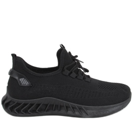 Ponožkové sportovní boty Kenza Black černý