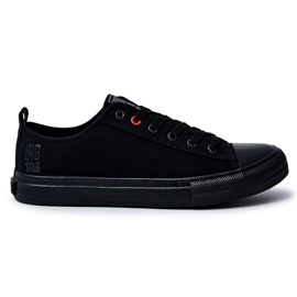 Pánské Materiál Sneakers Big Star JJ174003 Black černá Pánské Materiál Sneakers Big Star JJ174003 Black černá