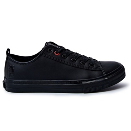 Pánské kožené tenisky Big Star JJ174005 Black černý