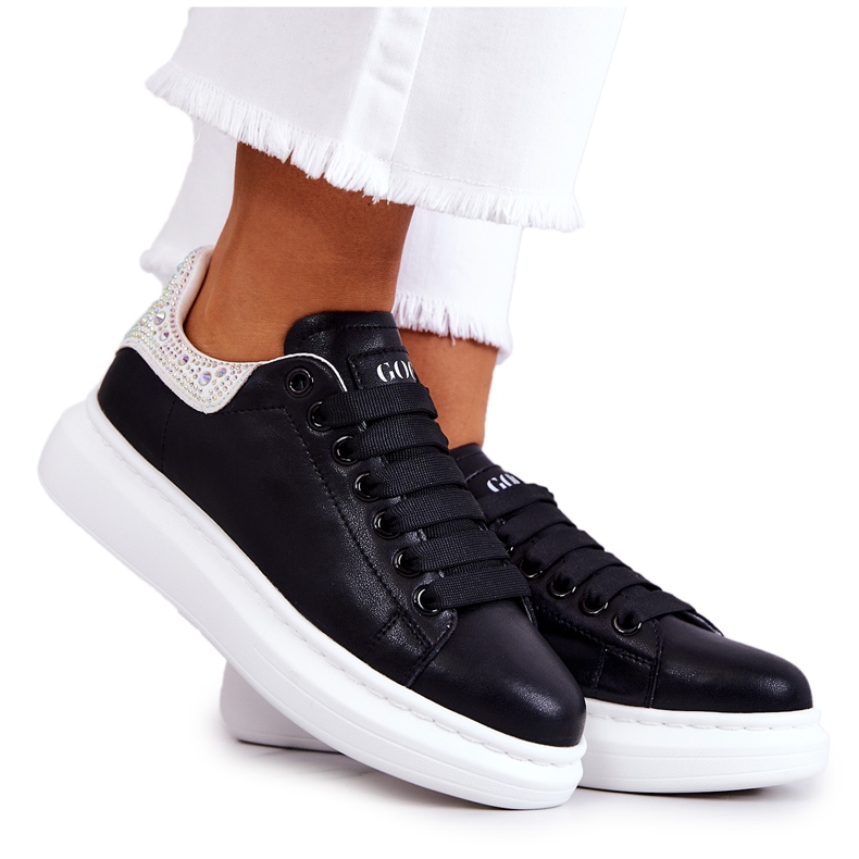 Dámská sportovní obuv GOE JJ2N4052 černo-bílá bílý černá