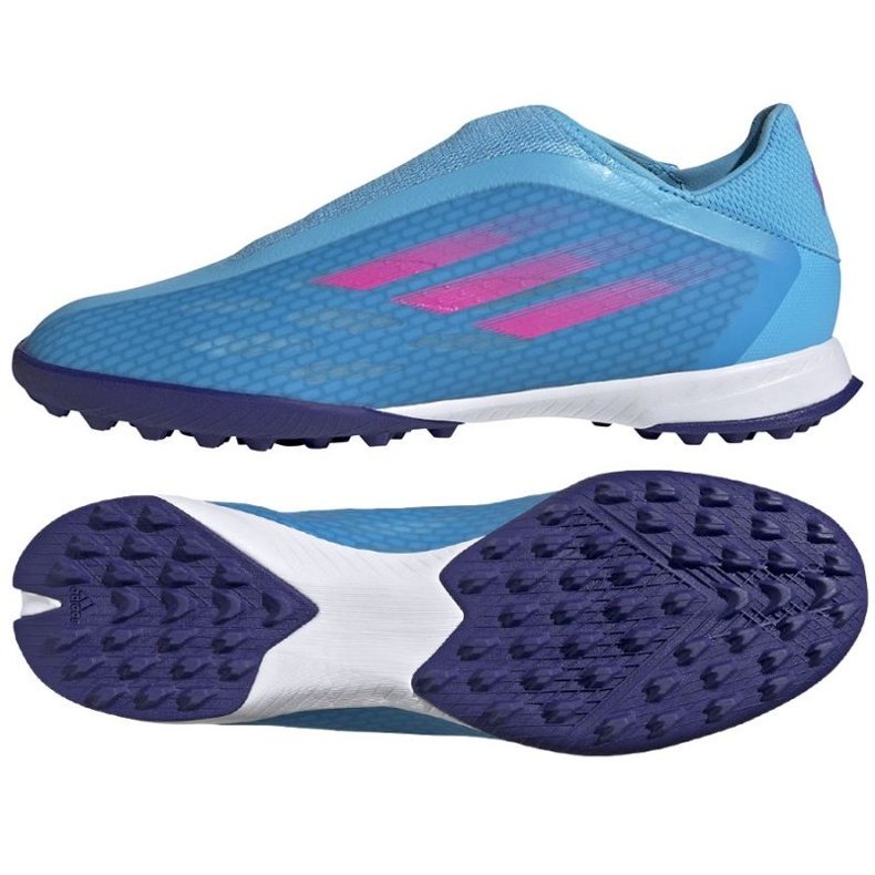 Boty Adidas X Speedflow.3 Ll Tf GW7500 modrý modrý