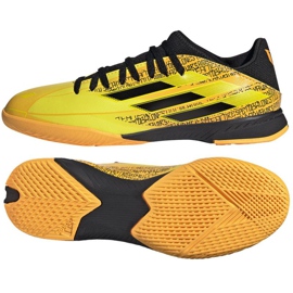 Adidas X Speedflow Messi.3 V botách J Jr GW7422 žluť zlatý