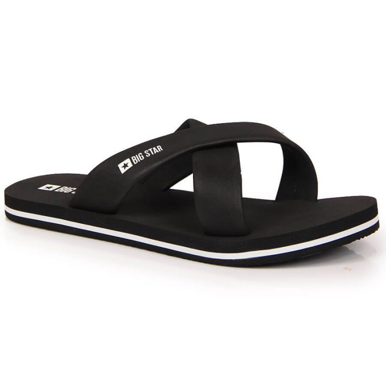 Black Big Star W JJ274A338 bazénové pantofle černá