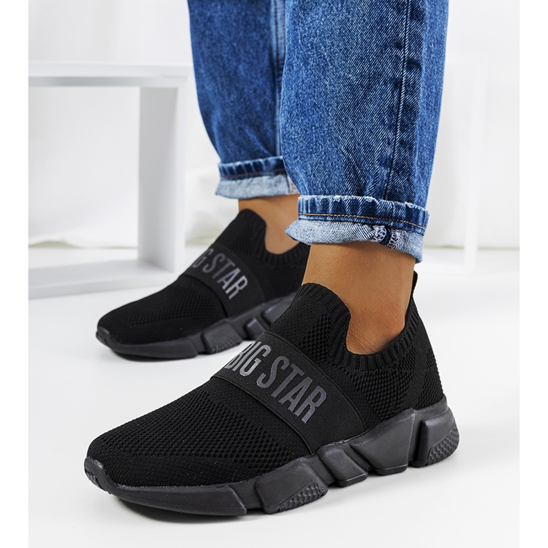 Černá sportovní obuv Big Star JJ274296