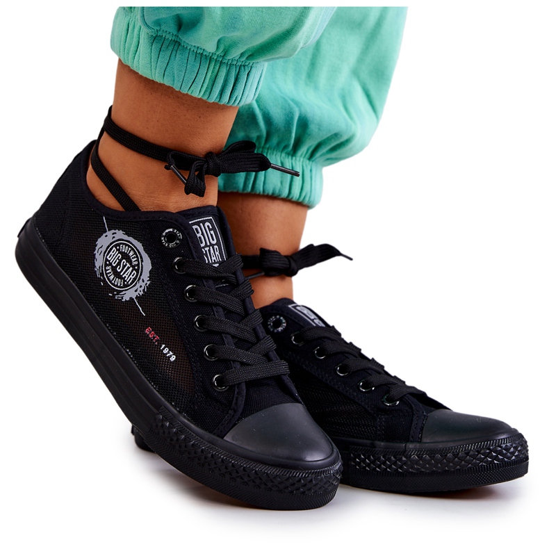 Dámské tenisky Big Star JJ274A256 Černé tenisky černá