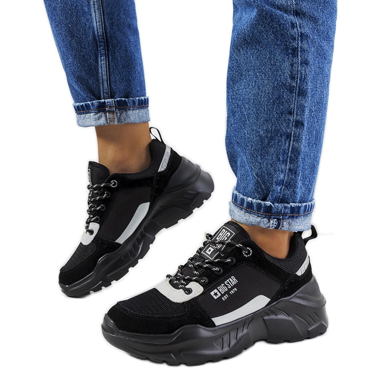 Černé tenisky Big Star JJ274289 černá