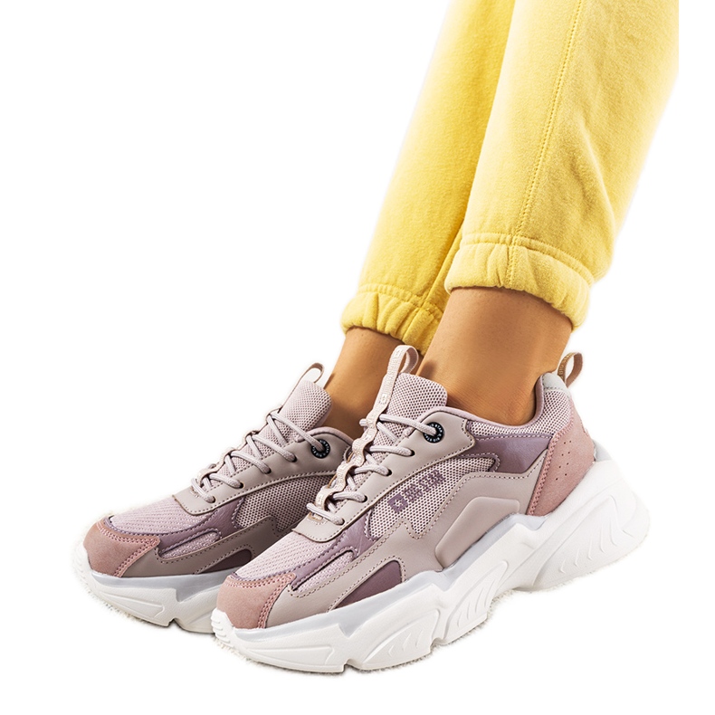 Fialové tenisky Big Star HH274258 fialový růžový