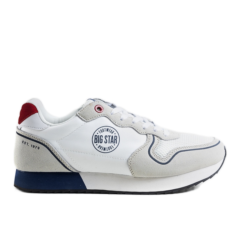 Bílé pánské tenisky Big Star JJ174141 bílý