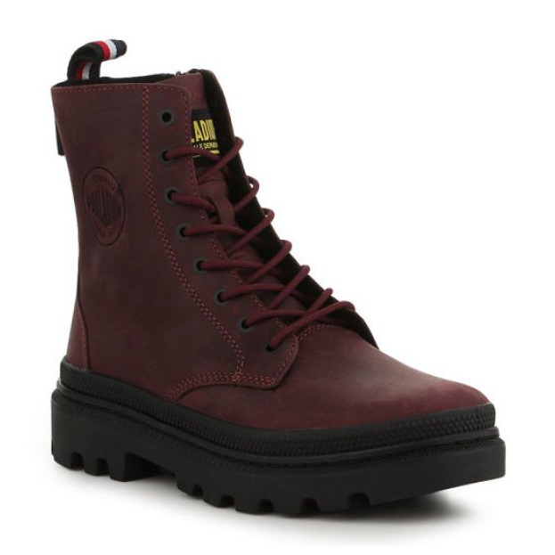 Boty Palladium Pallatrooper Off-3 W 77206-215 hnědý Boty Palladium Pallatrooper Off-3 W 77206-215 hnědý