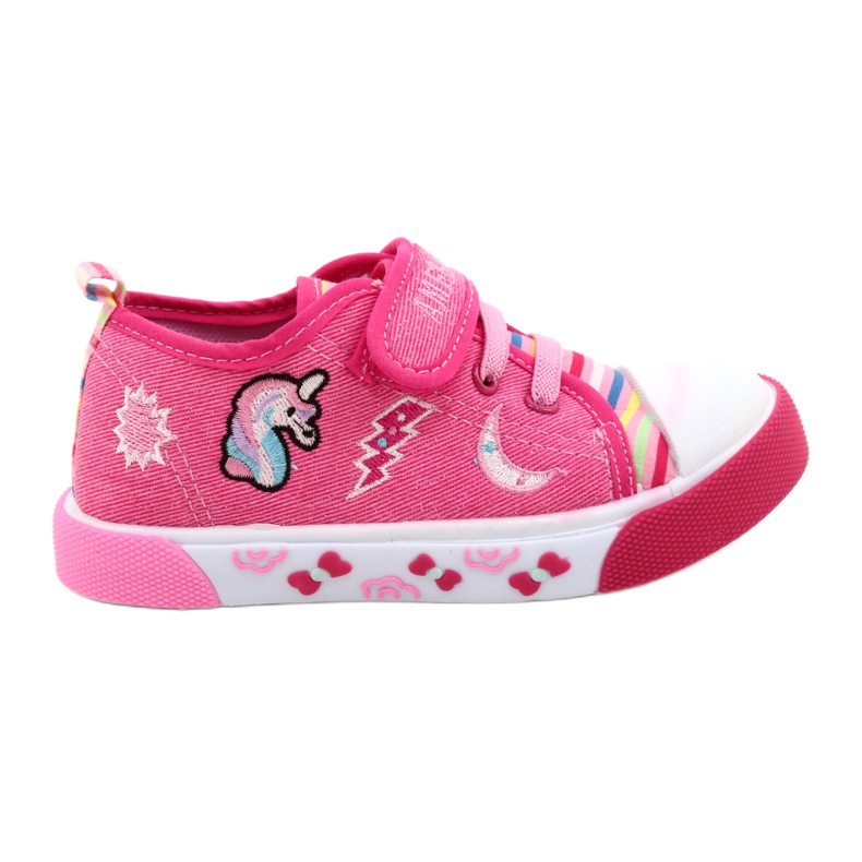 American Club Vložka na suchý zip Americká deset17/22 vložení růžové kůže růžový