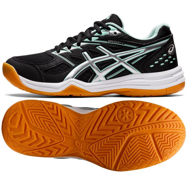 Volejbalové boty Asics Upcourt 4 W 1072A055 013 černá černá
