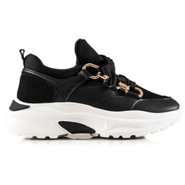 TRENDI Módní tenisky černý