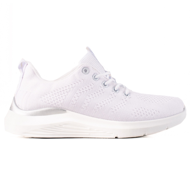 TRENDI Světlé bílé boty bílý