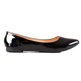 Seastar Černé lakované baleríny černý