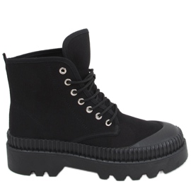 Kotníkové trekové tenisky Costa Black černá Kotníkové trekové tenisky Costa Black černá