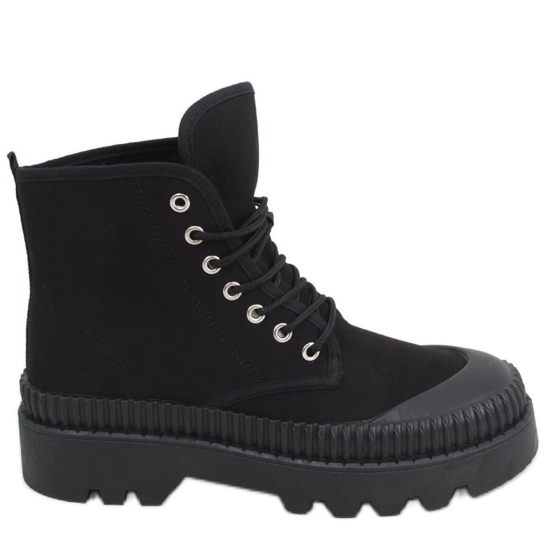 Kotníkové trekové tenisky Costa Black černá Kotníkové trekové tenisky Costa Black černá