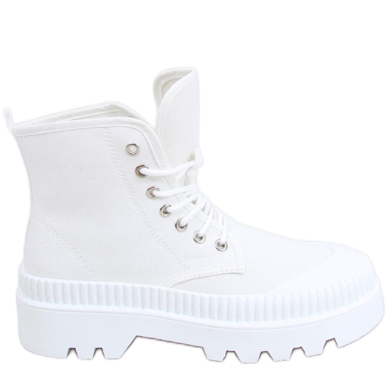 Kotníkové trekové tenisky Costa White bílý